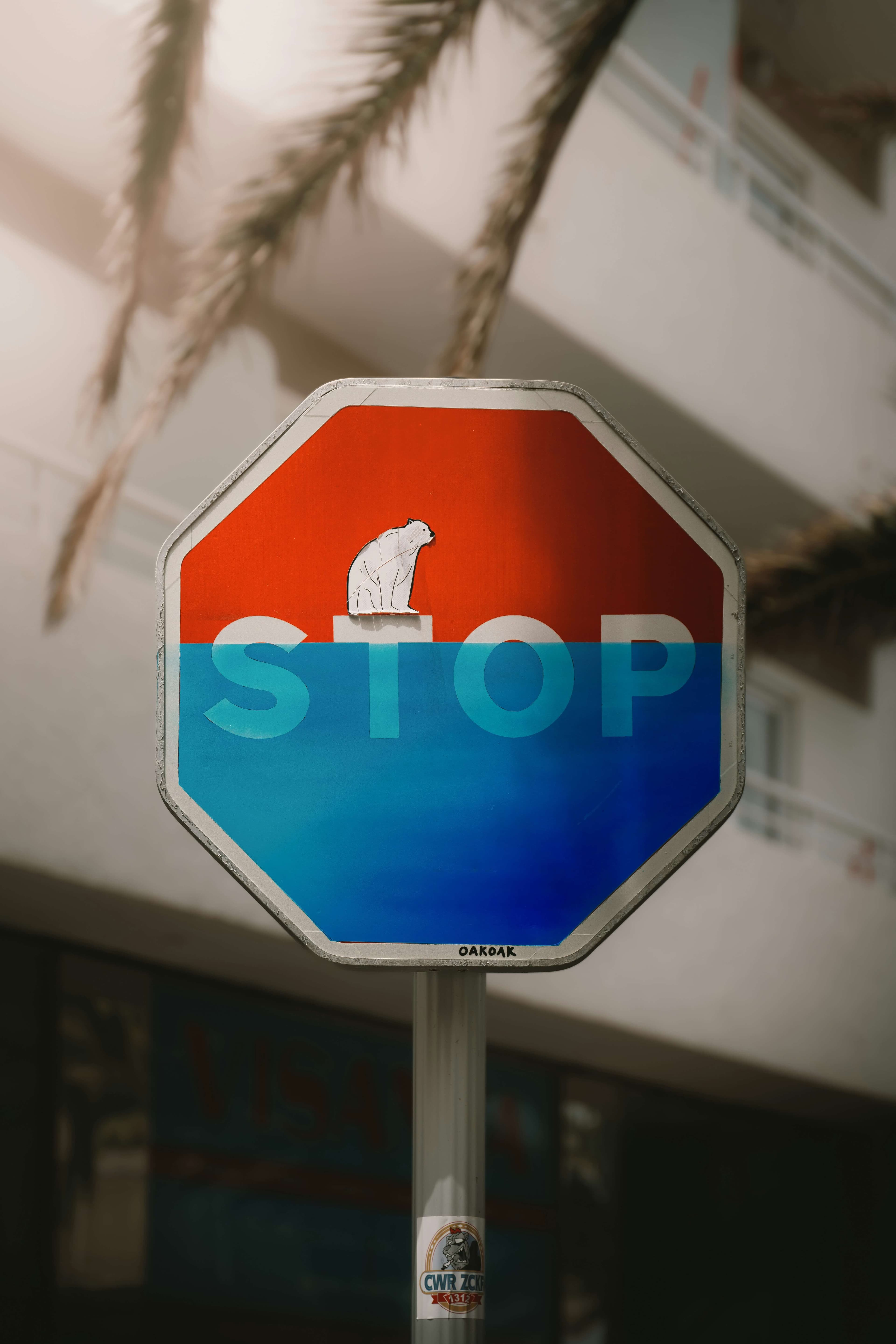 원본 - "STOP"을 "WARM"으로 변경
